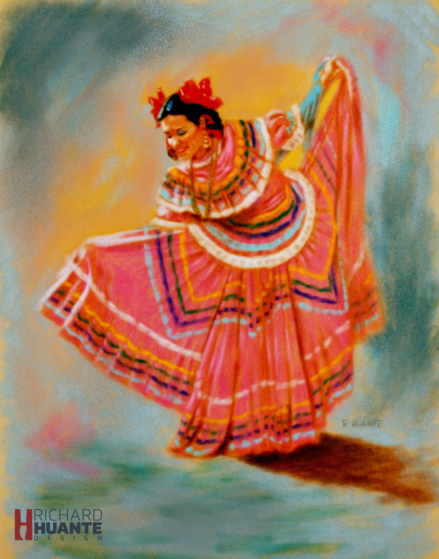 "Folklorico" Art Print