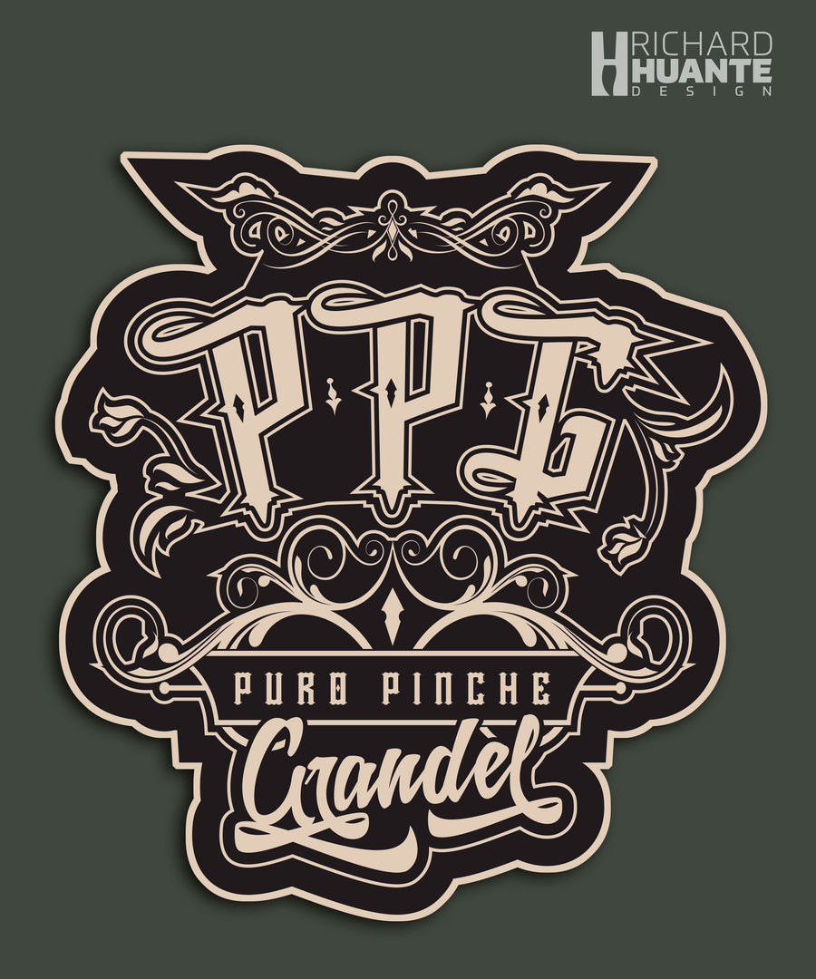 "PPG" Sticker