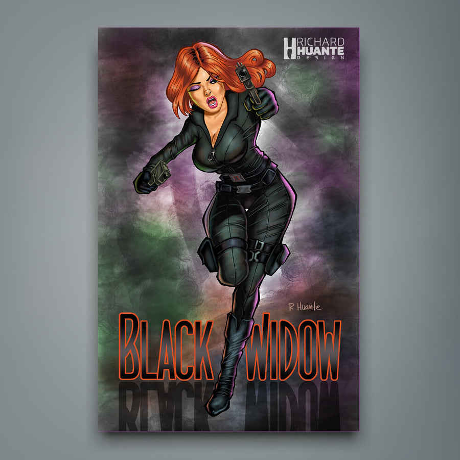 "Black Widow" Art Print